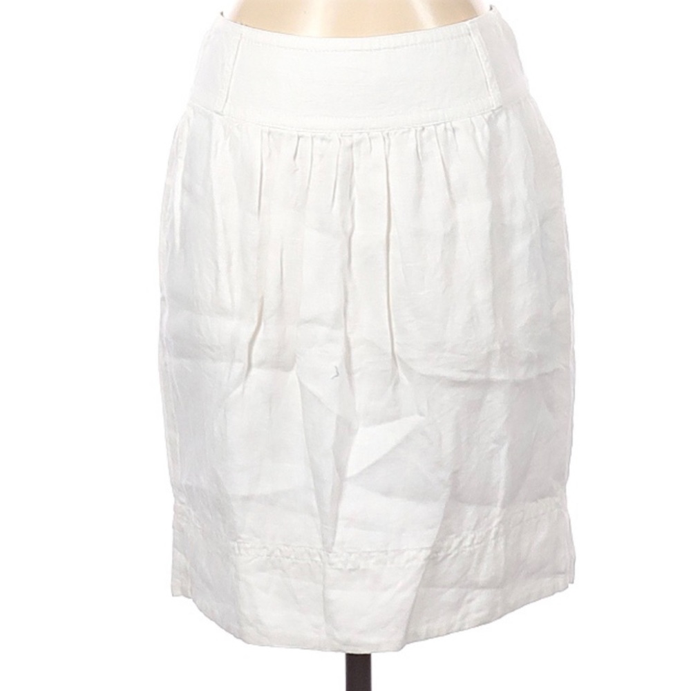 100 Linen Skirt. Banana Republic Linen Skirt. - image 1